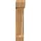 Ekena Millwork Traditional Slat Rough Sawn Bracket w/ Offset Brace, Western Red Cedar, 8"W x 32"D x 38"H BKT0806X32X38TRA06RWR - alternate 3